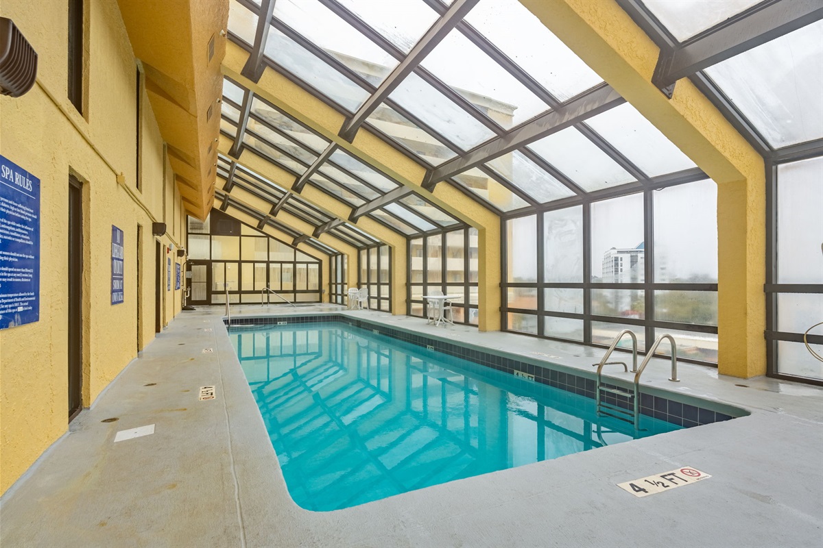 Heated indoor pool