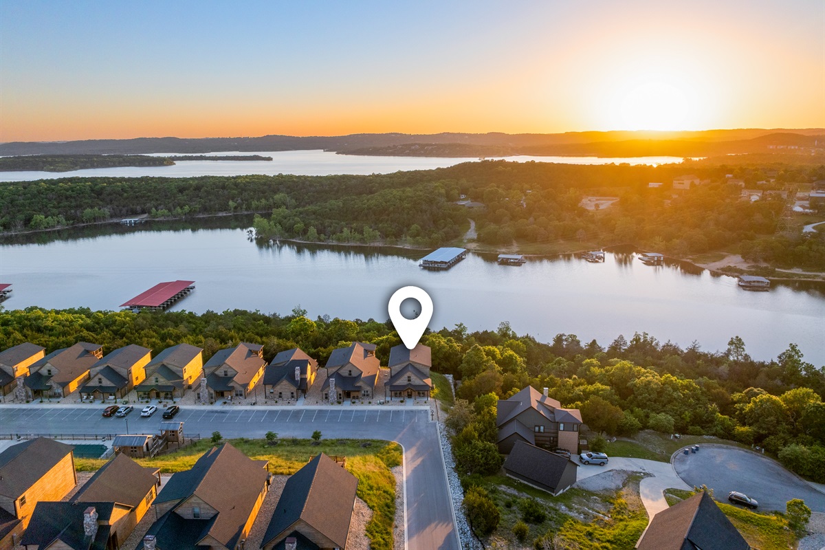 Perched above the lake with sweeping views of Table Rock and the Ozark hills.