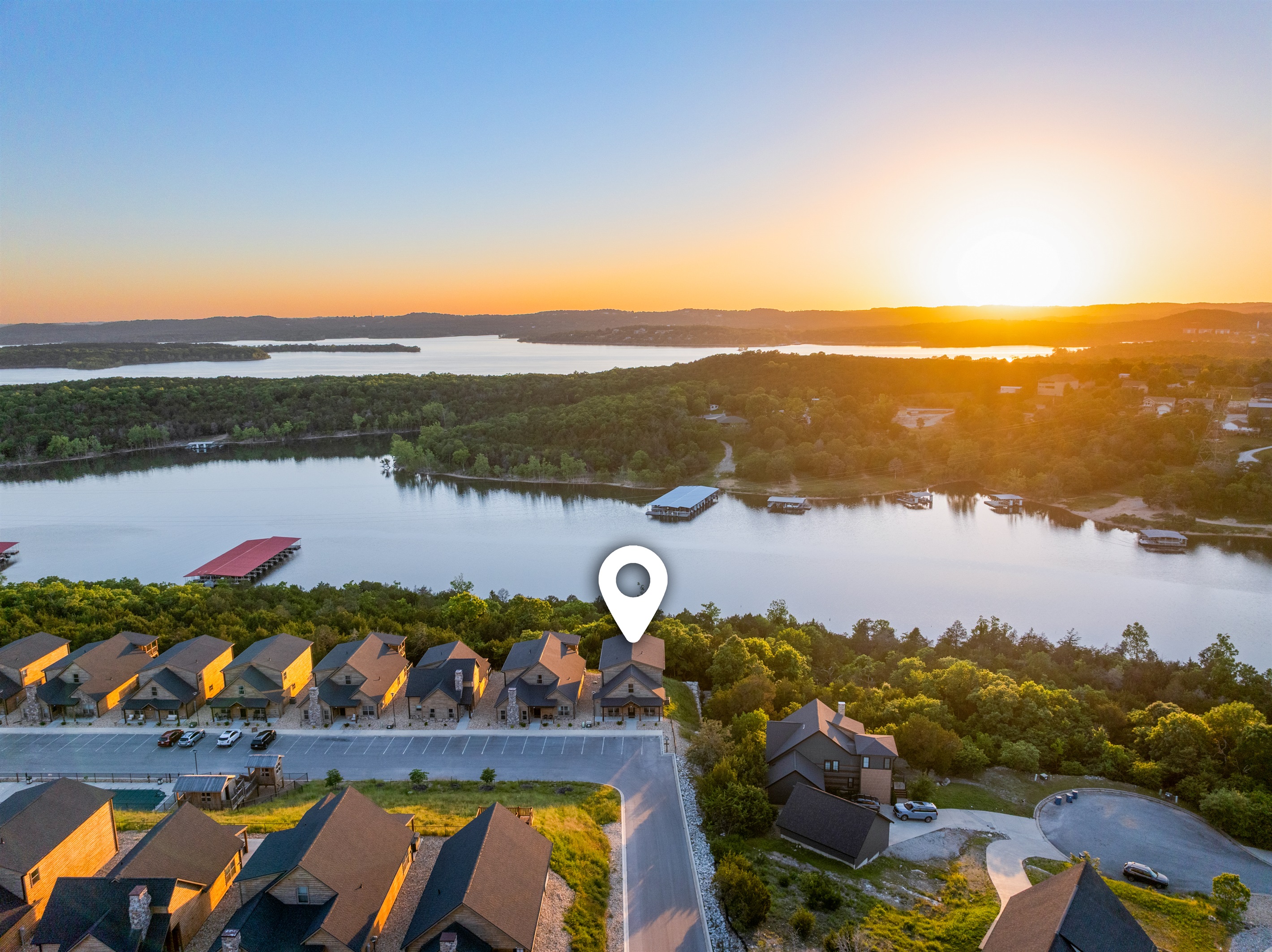 Perched above the lake with sweeping views of Table Rock and the Ozark hills.