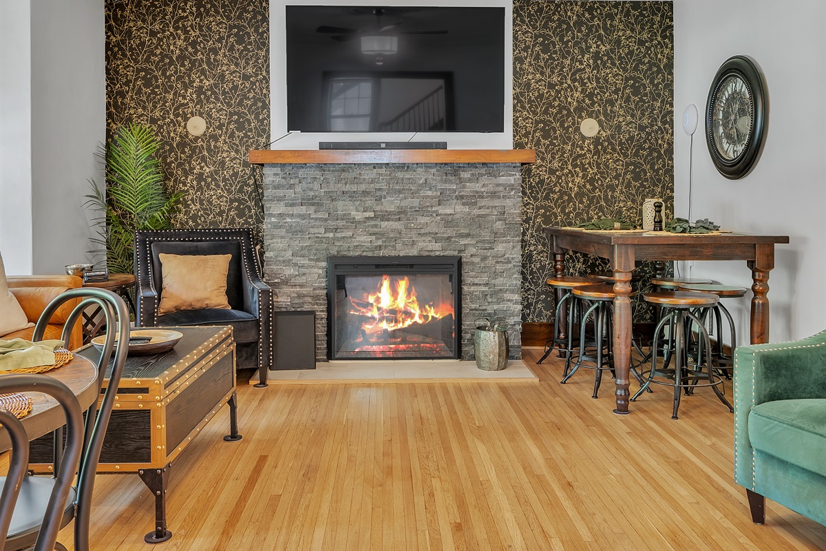You'll appreciate the elegantly designed living room