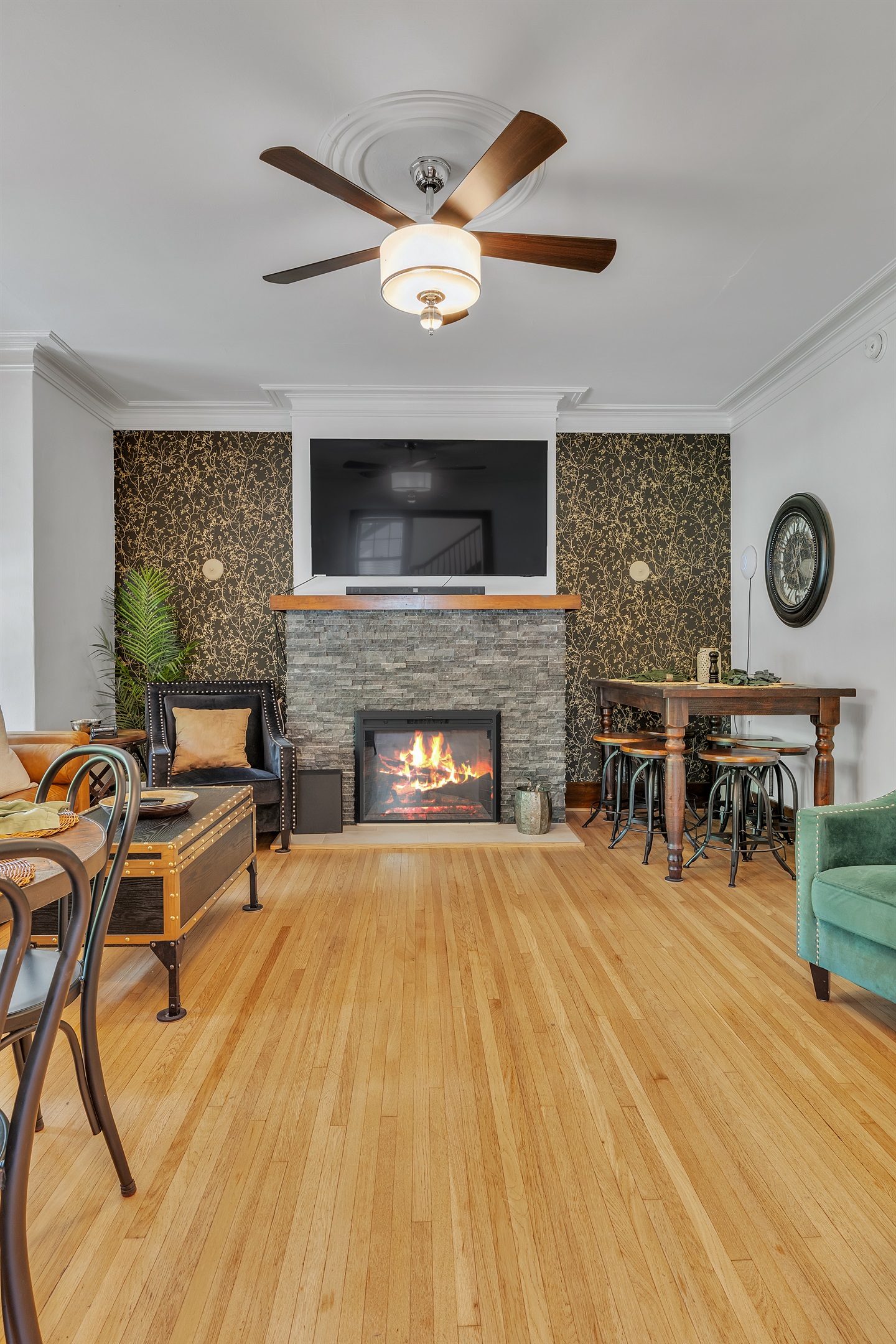 You'll appreciate the elegantly designed living room