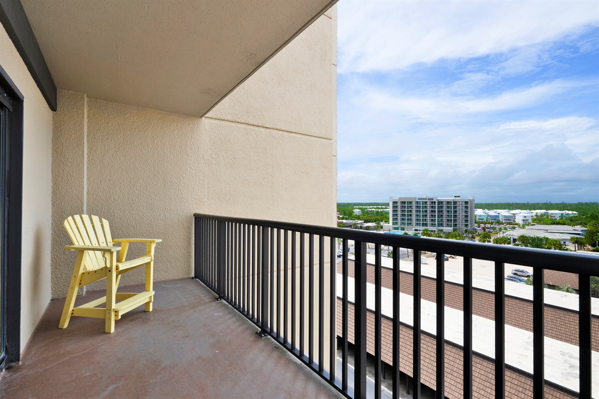 2nd balcony off of 1 of the guest bedrooms