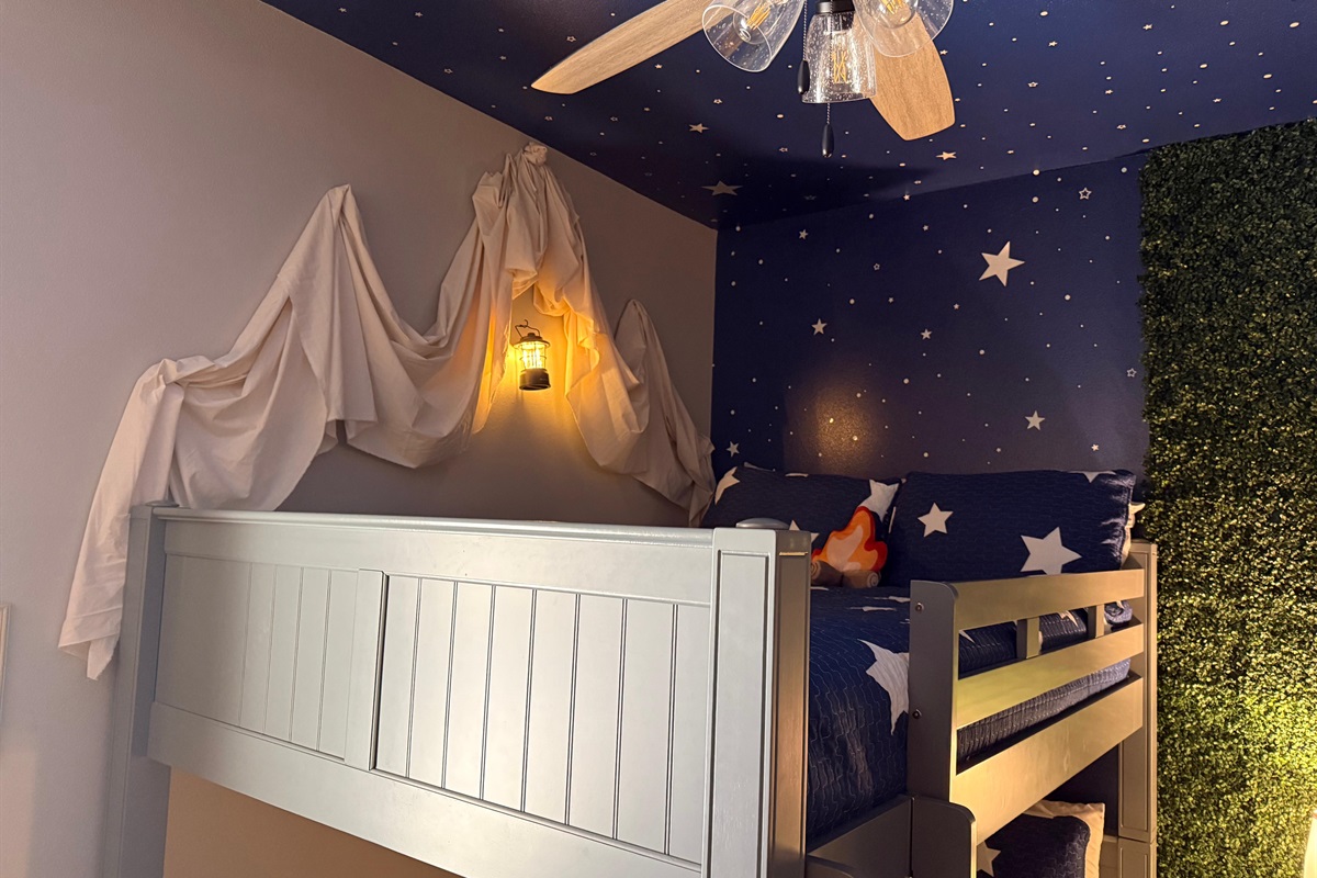 Whimsical bunk room