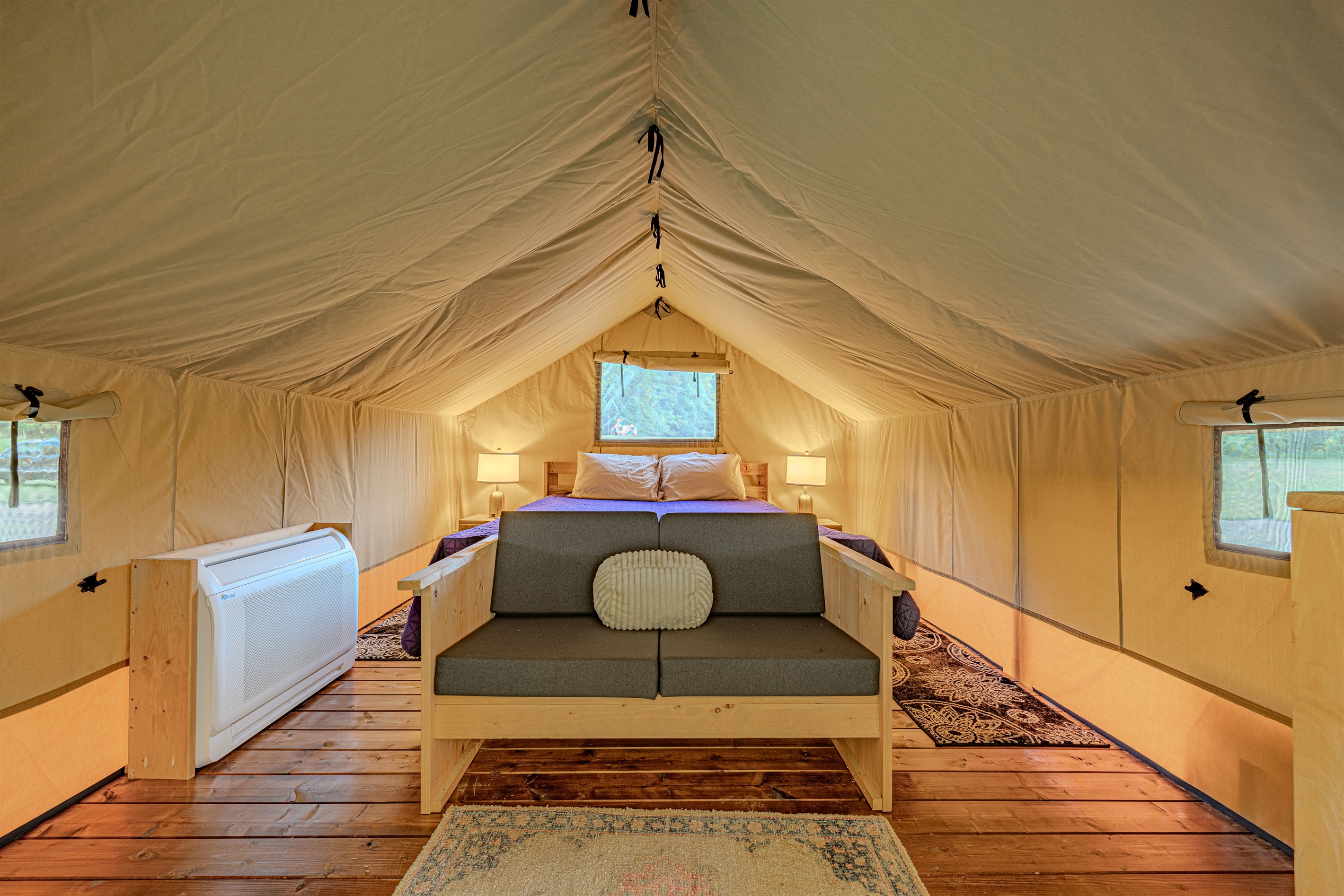 Big Dipper's couch is perfect for taking in the view.