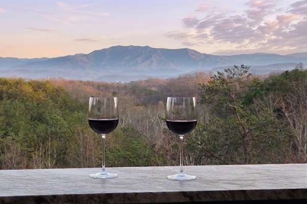 Sip, relax, and soak in the view, your deck offers a stunning look at Mount LeConte and the beauty of the Smokies.