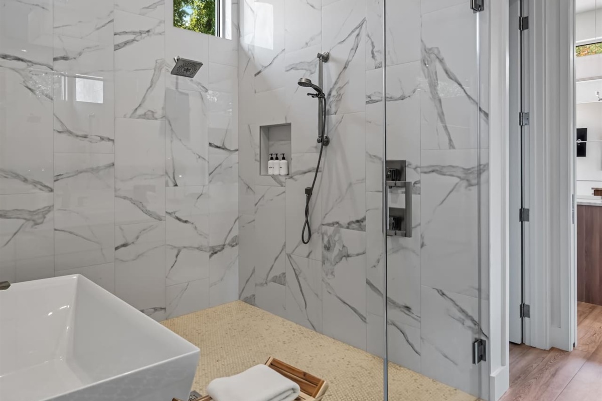 Master bathroom shower