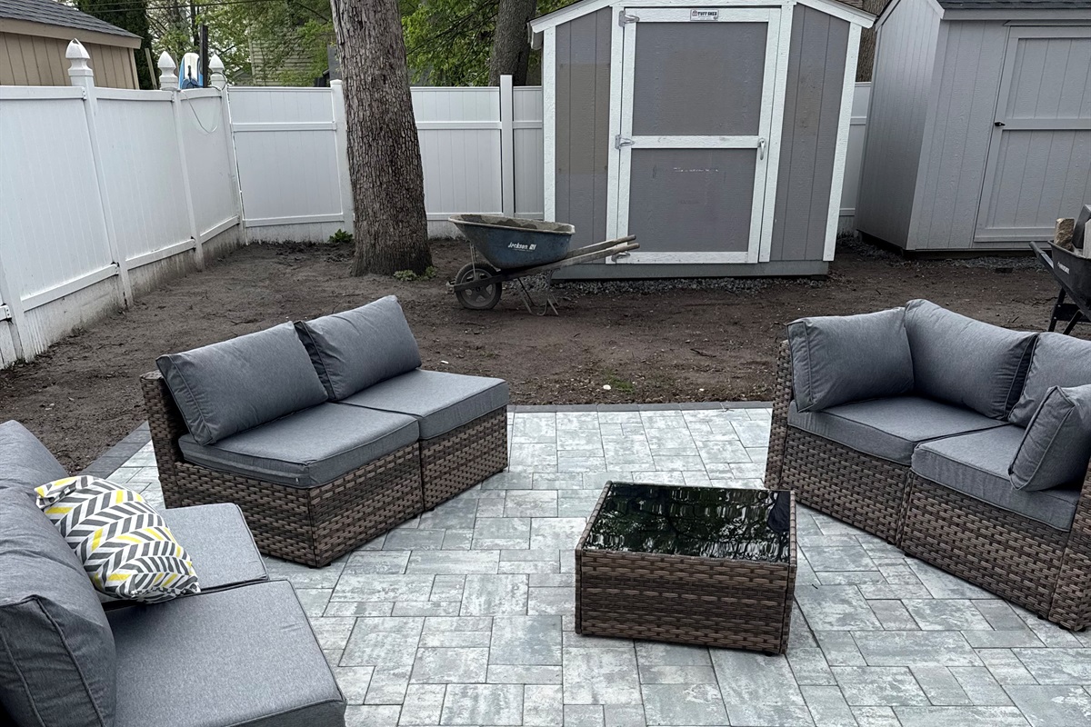 Landscaping still in progress 
