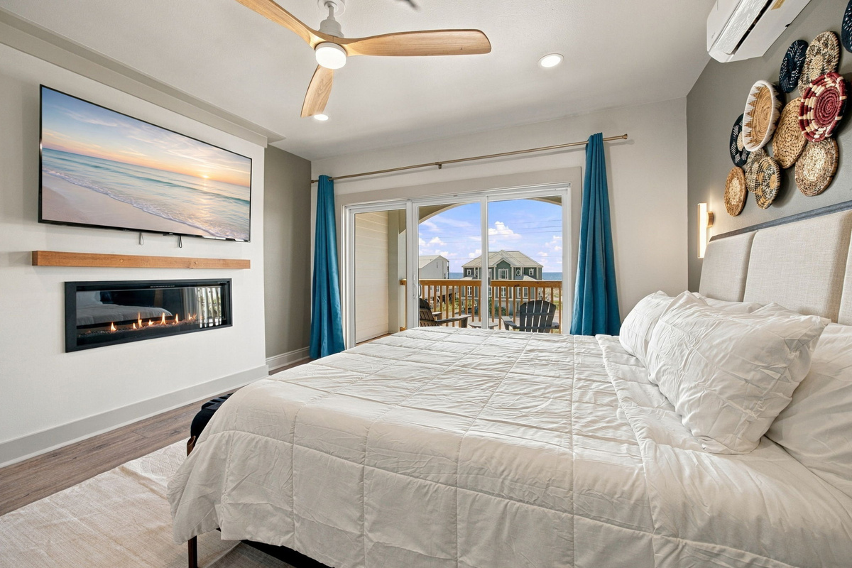 A peaceful haven awaits after a day outdoors.