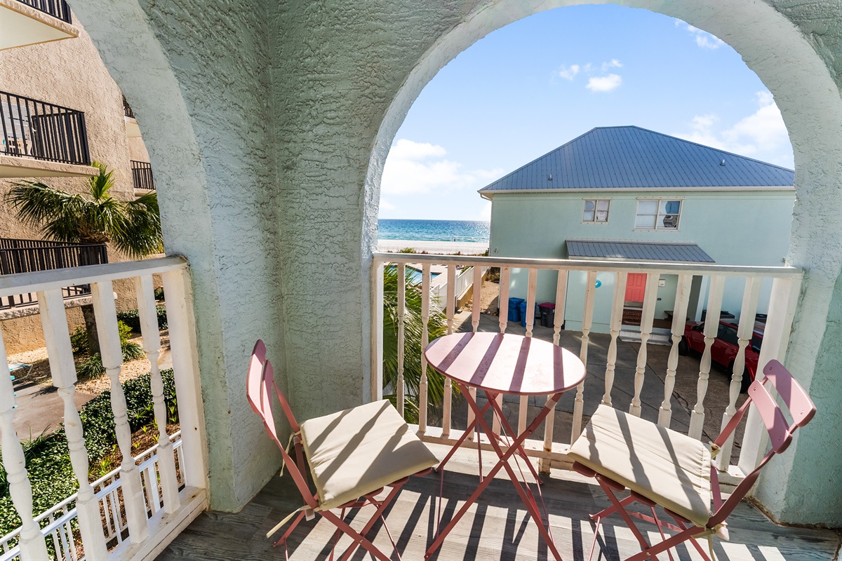 Juliet Balcony with Gulf Views