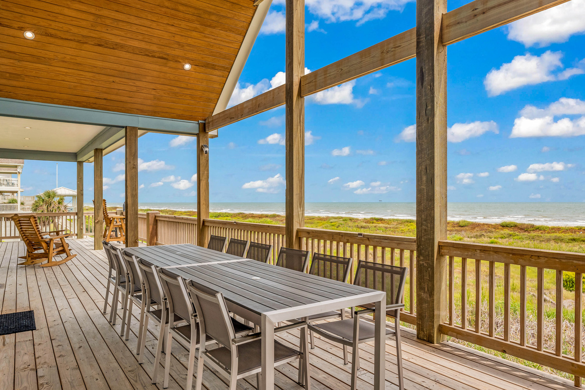 Cair Paravel: Outdoor living space designed for entertaining and relaxation.