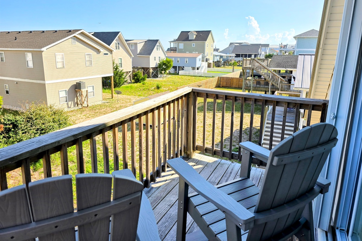 2nd Floor Primary Bedroom Deck