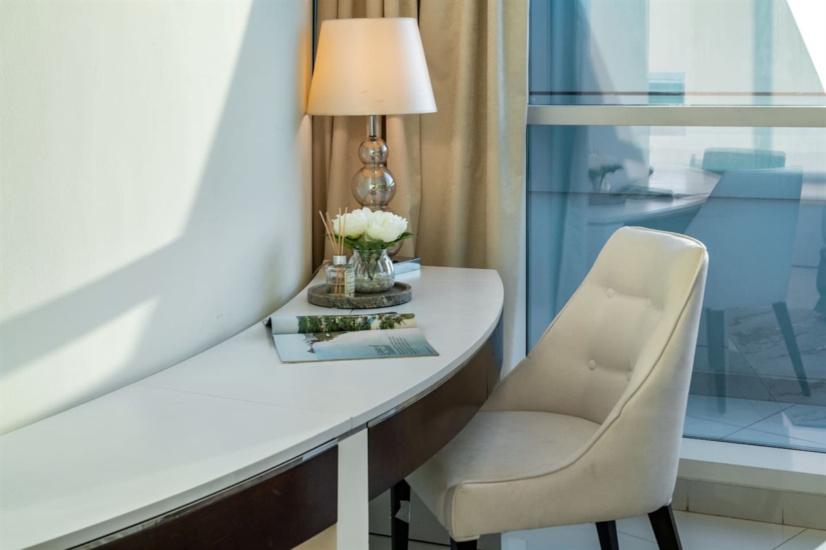 Bedroom with panoramic view