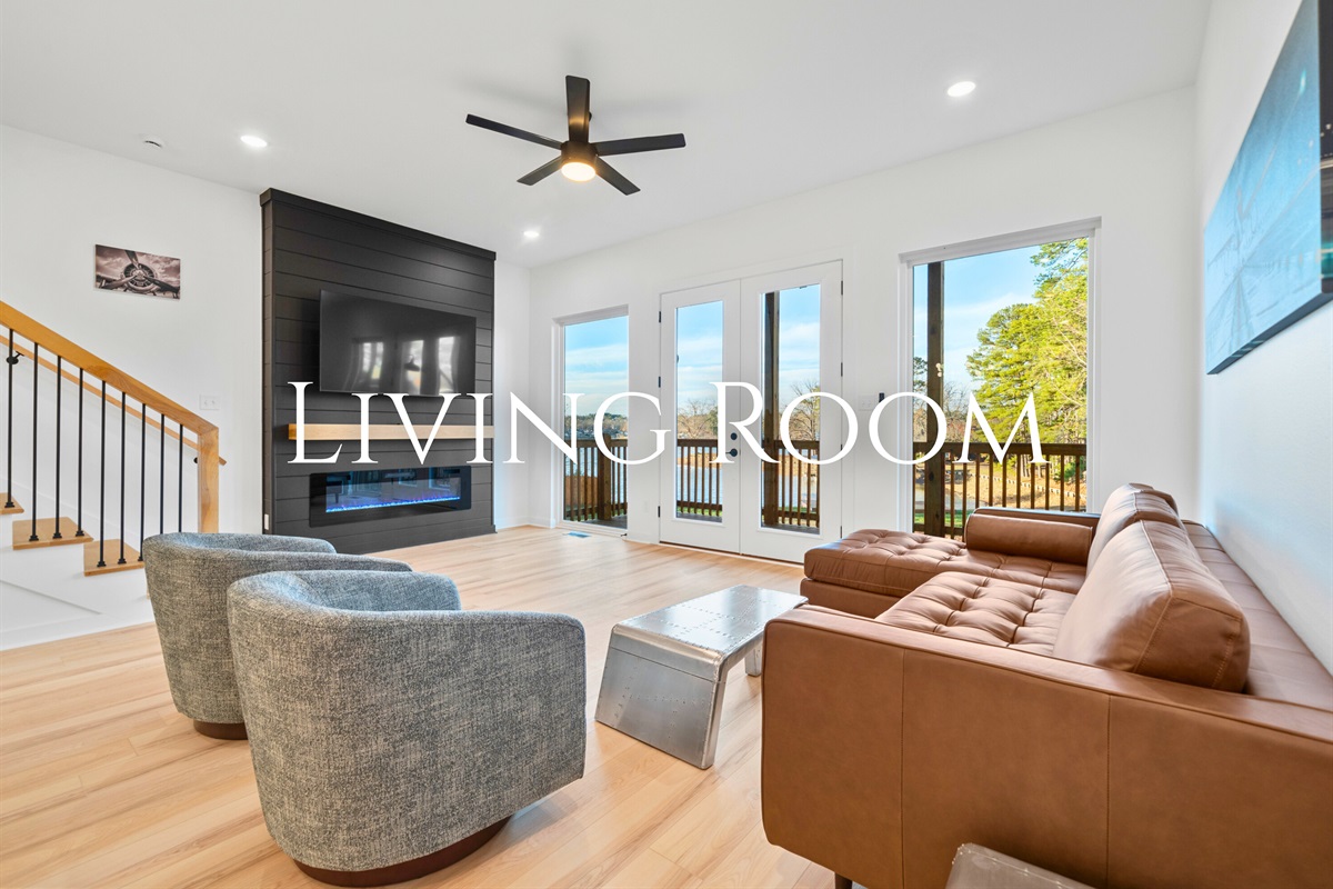 The main living area feels open and welcoming, designed for relaxing, gathering, and slowing down.