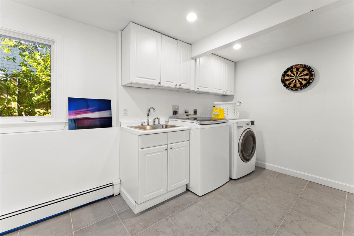 Washer and dryer available for your comfort and convenience.