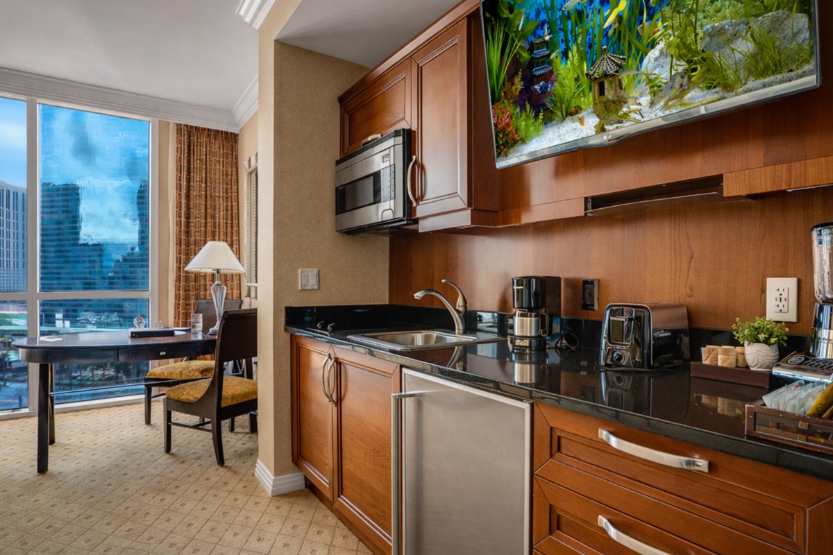Fully equipped kitchenette to make your stay even more convenient.