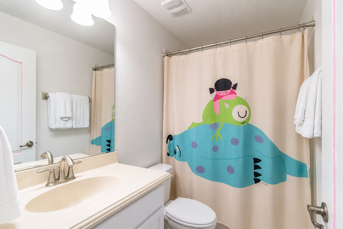 Monster's Inc Bathroom in Loft Area