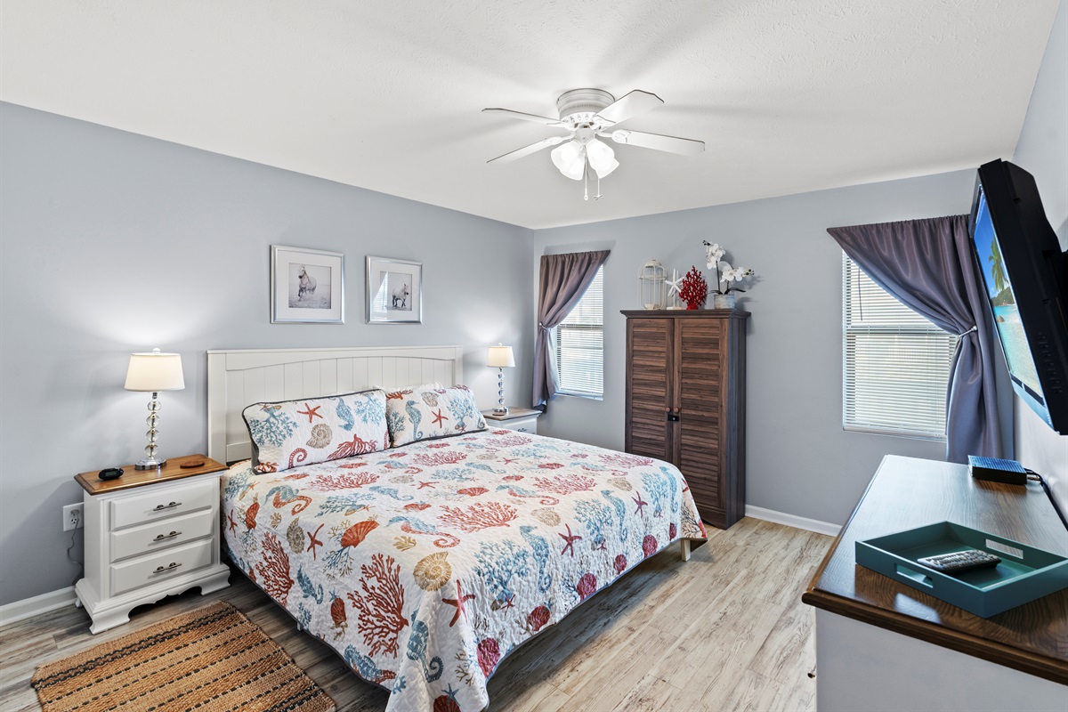 Main Bedroom with a King