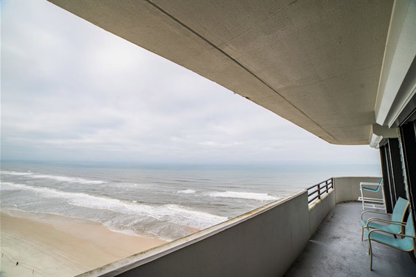 Side balcony, facing north east