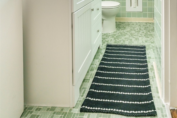 Updated vintage bathroom