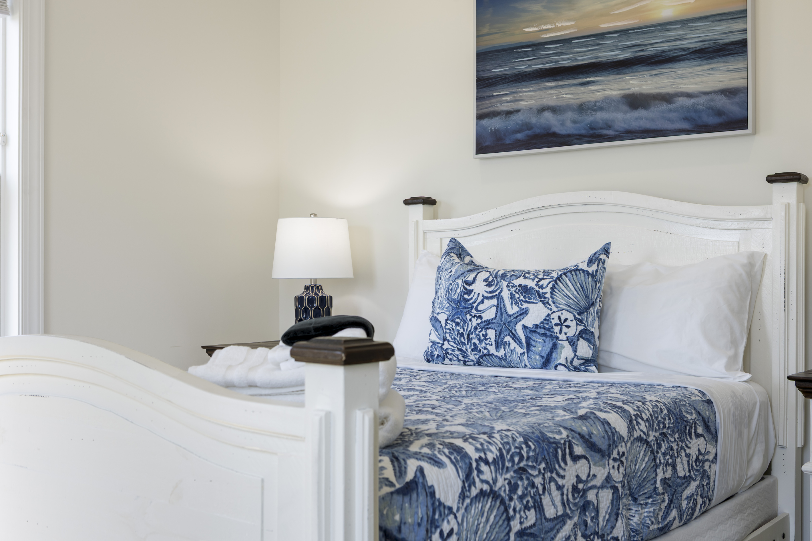 Bed linens provided
