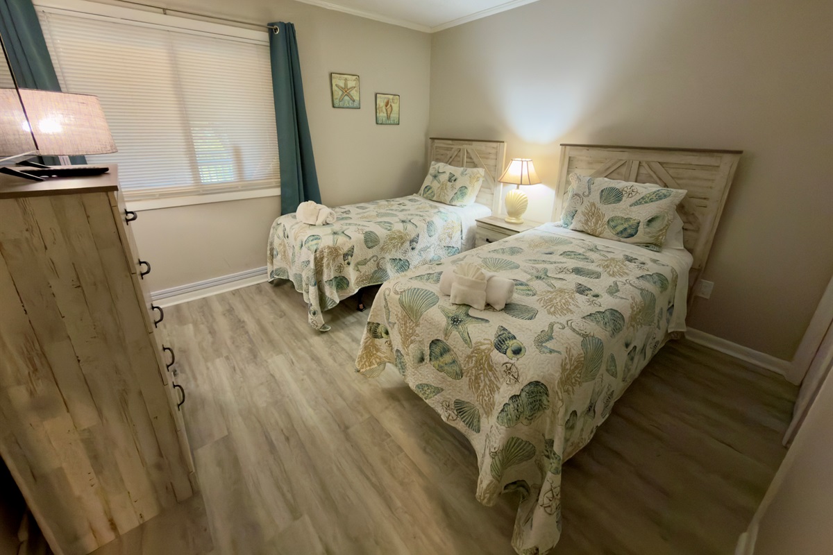 Twin Beds In 3rd Bedroom