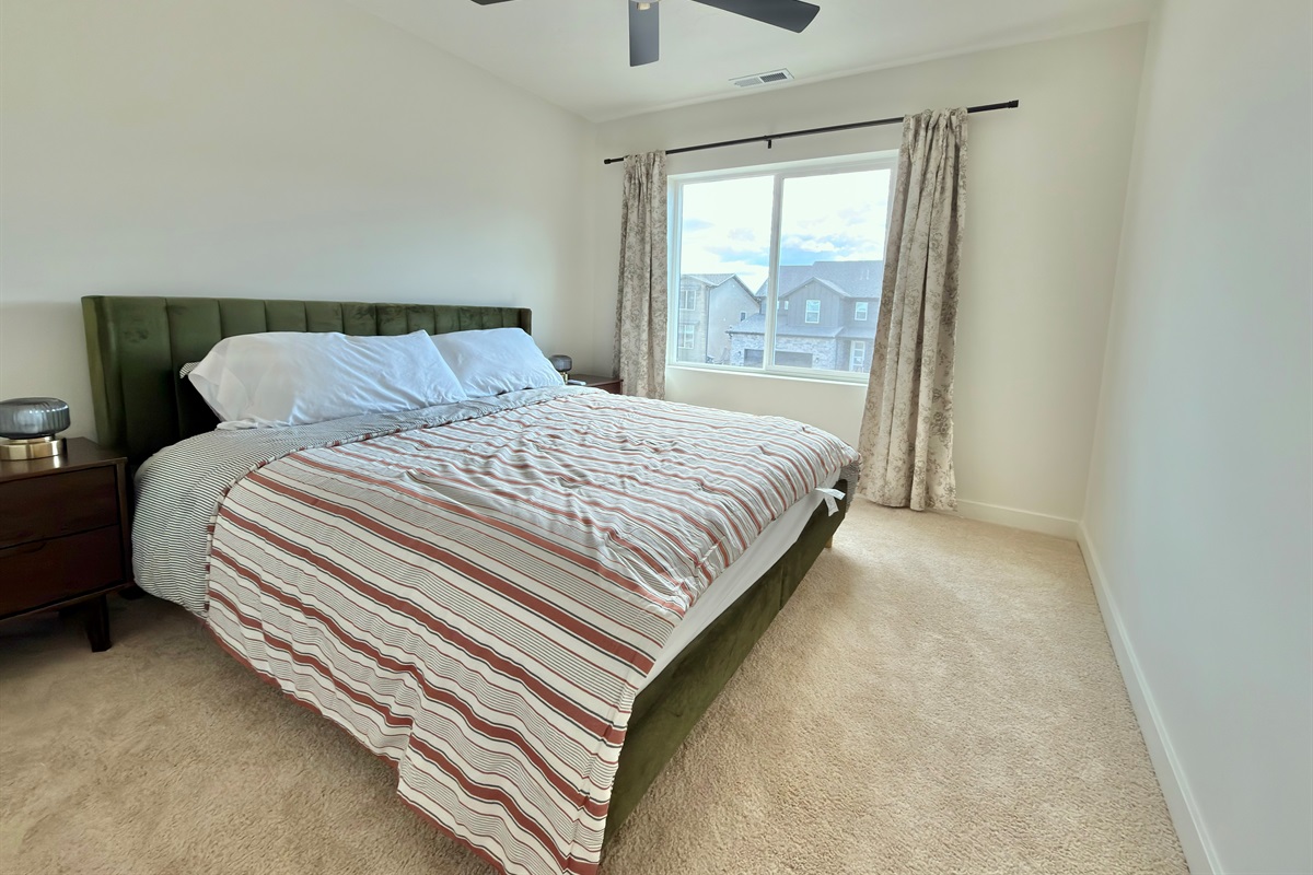 Upstairs Bedroom with King Bed