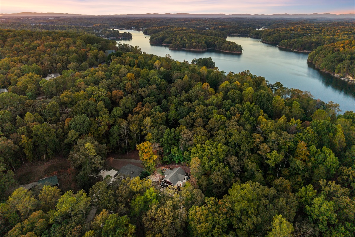 Lake Lanier’s calm coves make every day a postcard view.