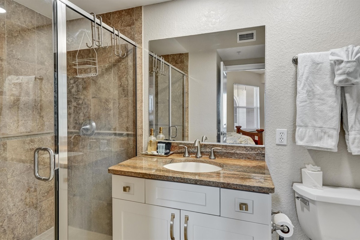 Master Bath with Shower and Separate Tub