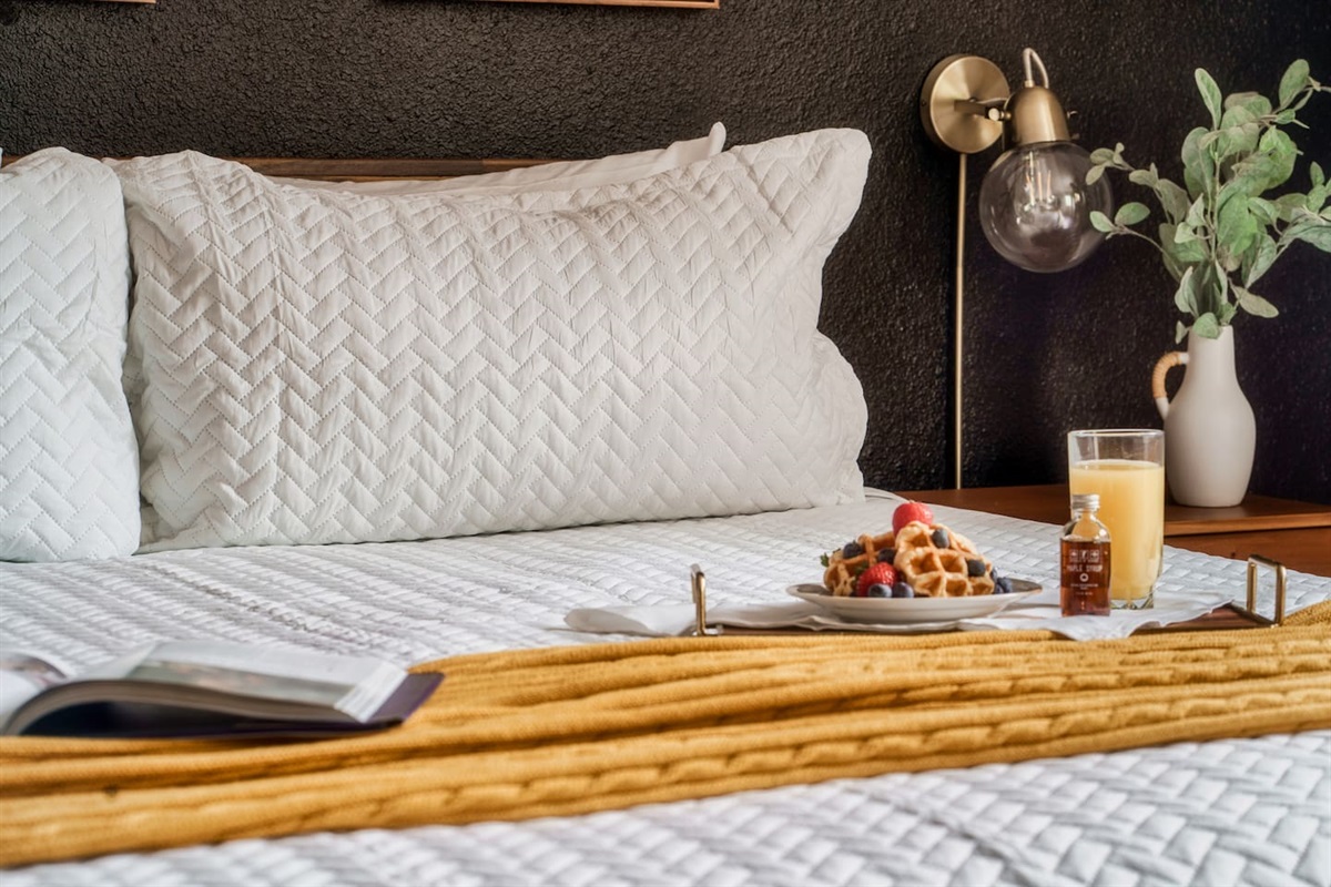 Upstairs king bedroom