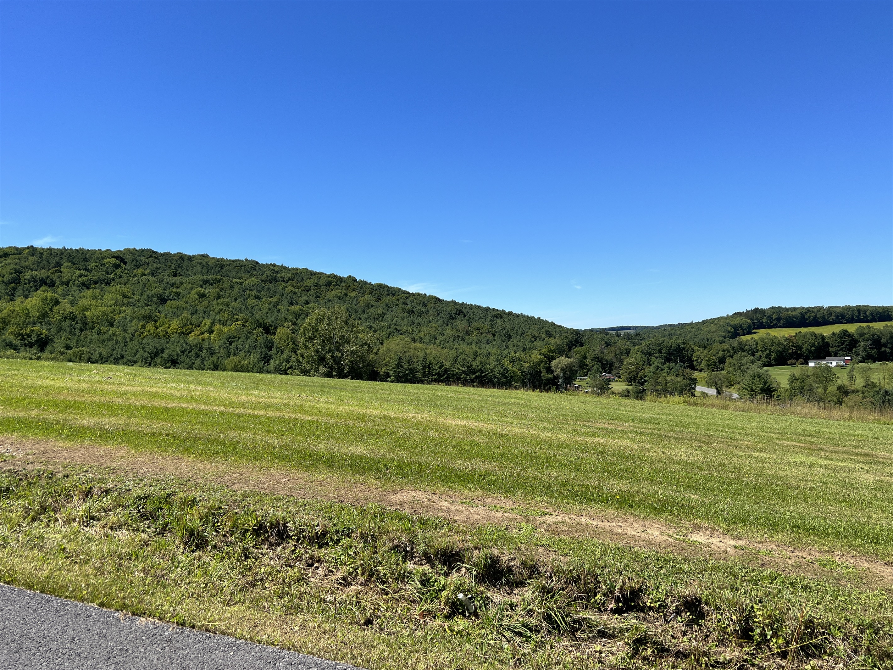 View of rolling hills