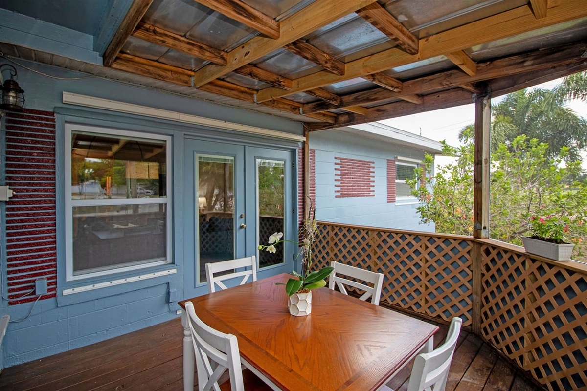 the perfect spot for morning coffee!