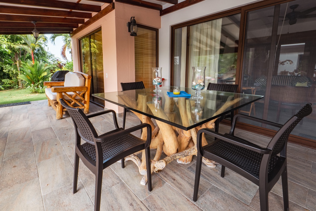 Covered patio