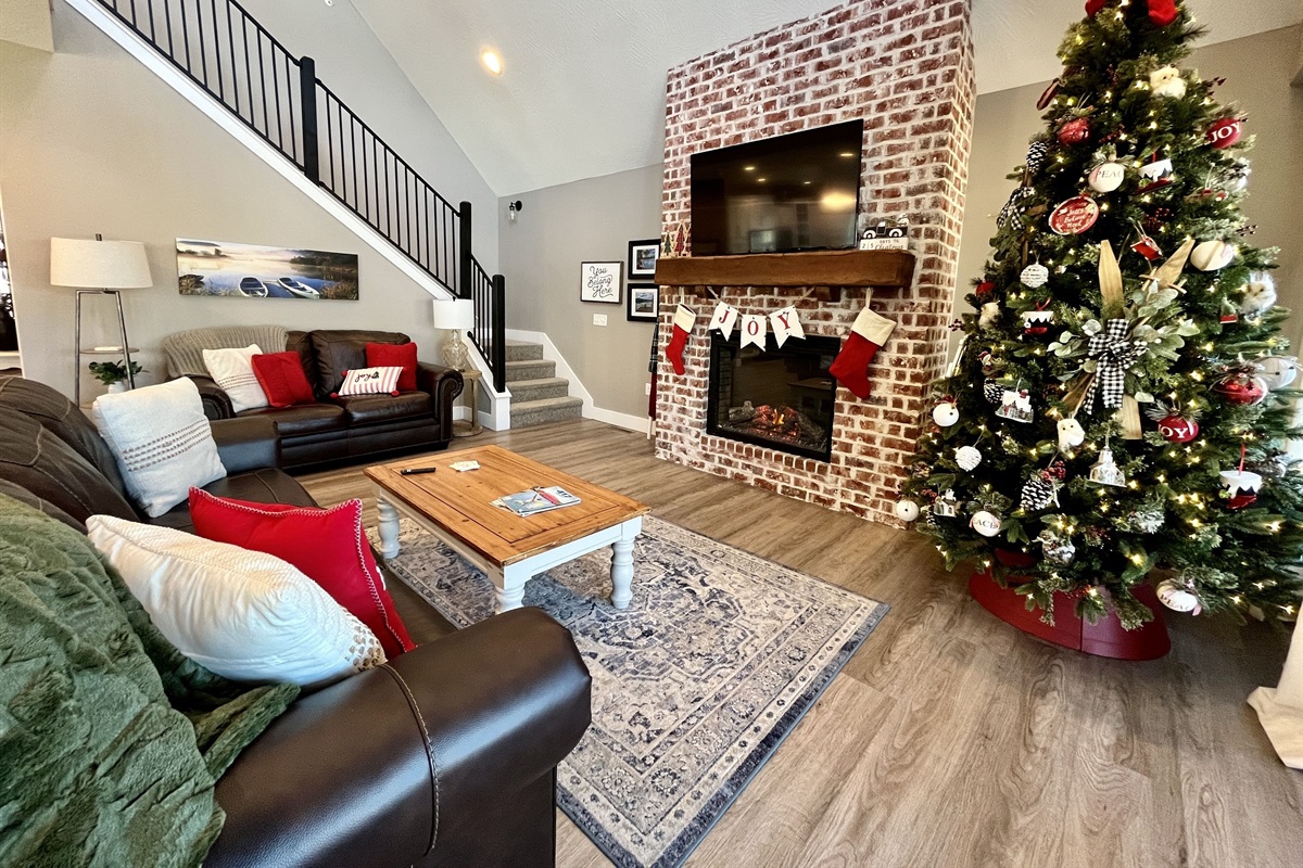 Decorated beautifully for Christmas!