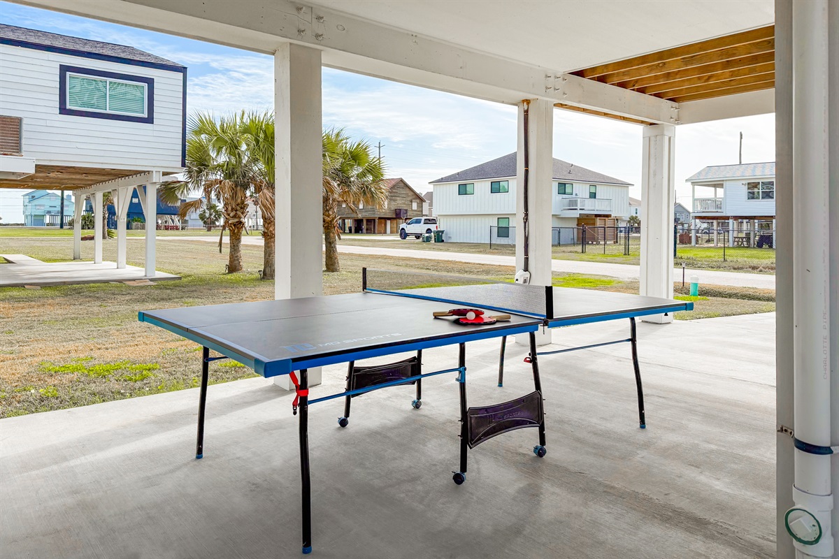 Or play around on the ping pong table.
