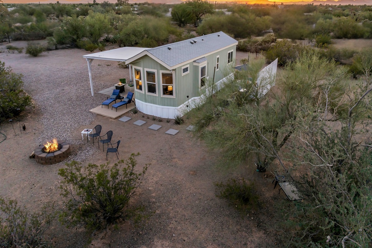 Relax, unwind, and soak in the Sonoran Desert views.