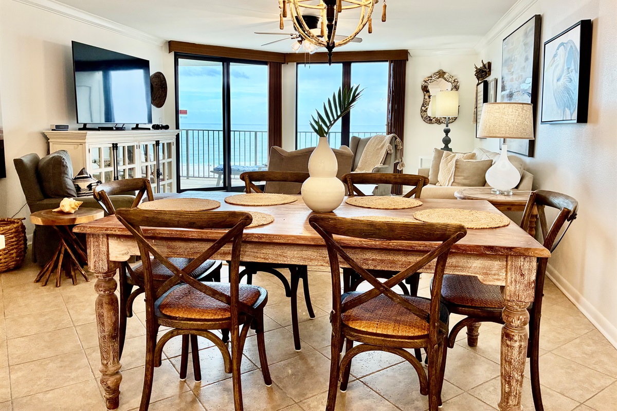 What a lovely view from the kitchen!