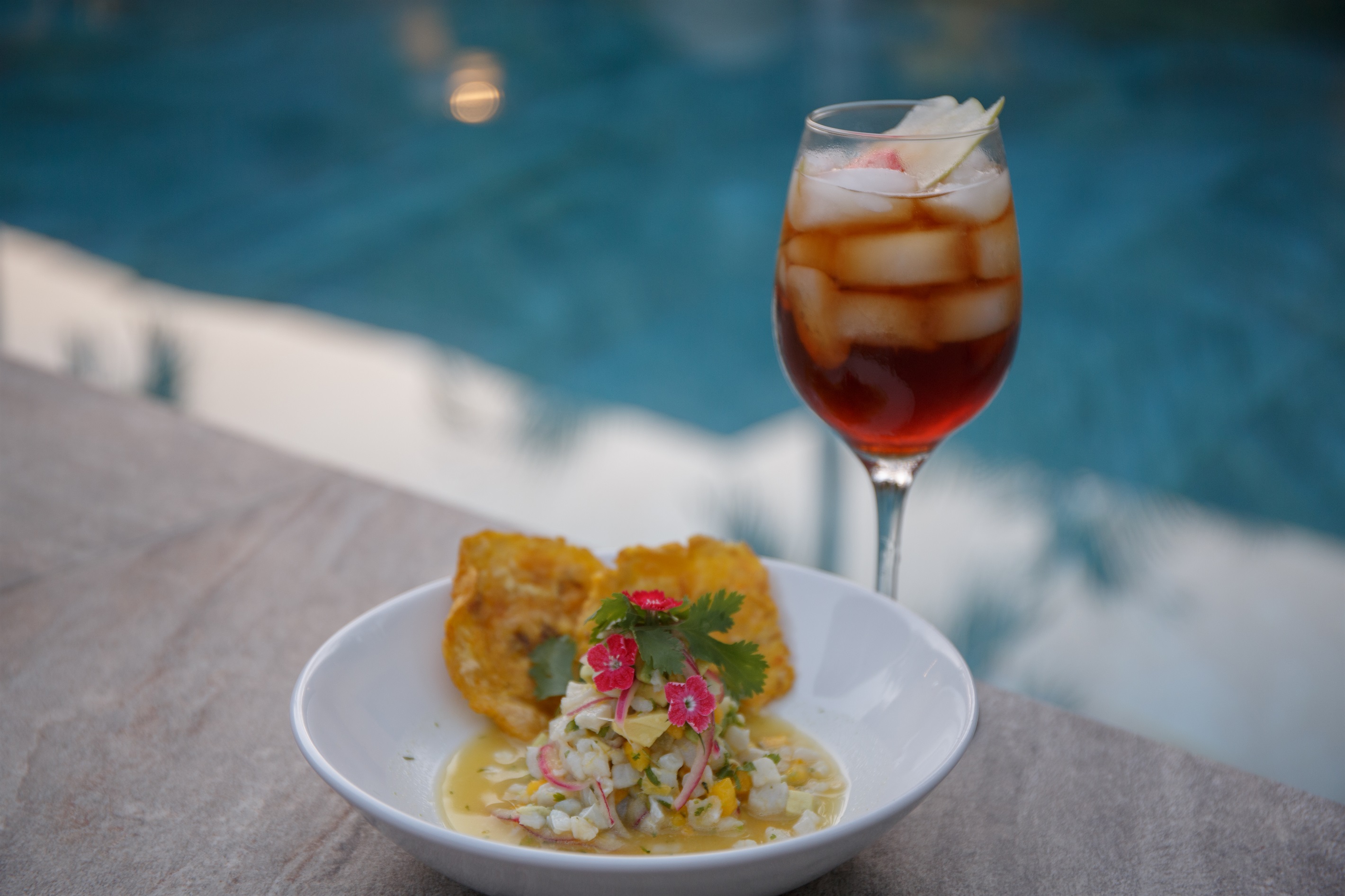 Appetizers Pool Side