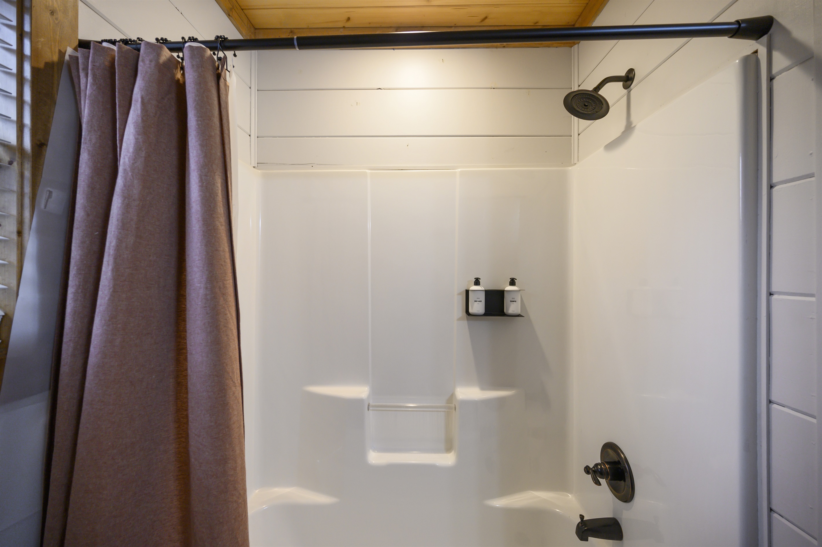 Refresh and rejuvenate in our stylish bathroom with a shower.