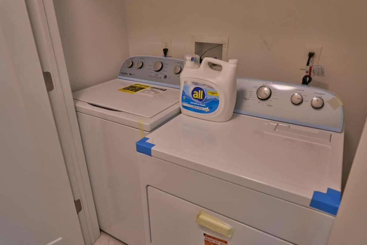 New Washer and Dryer