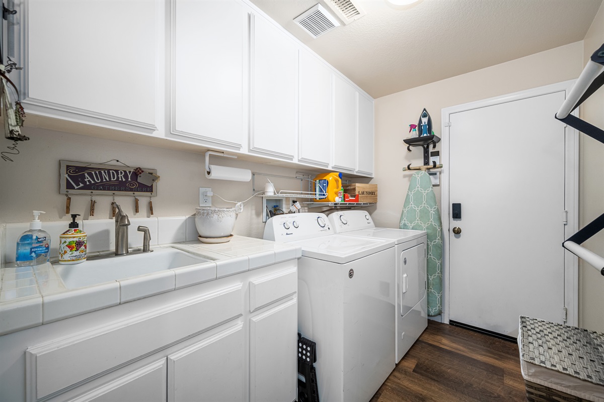 Laundry Room, (First Aid and Fire Extinguisher)