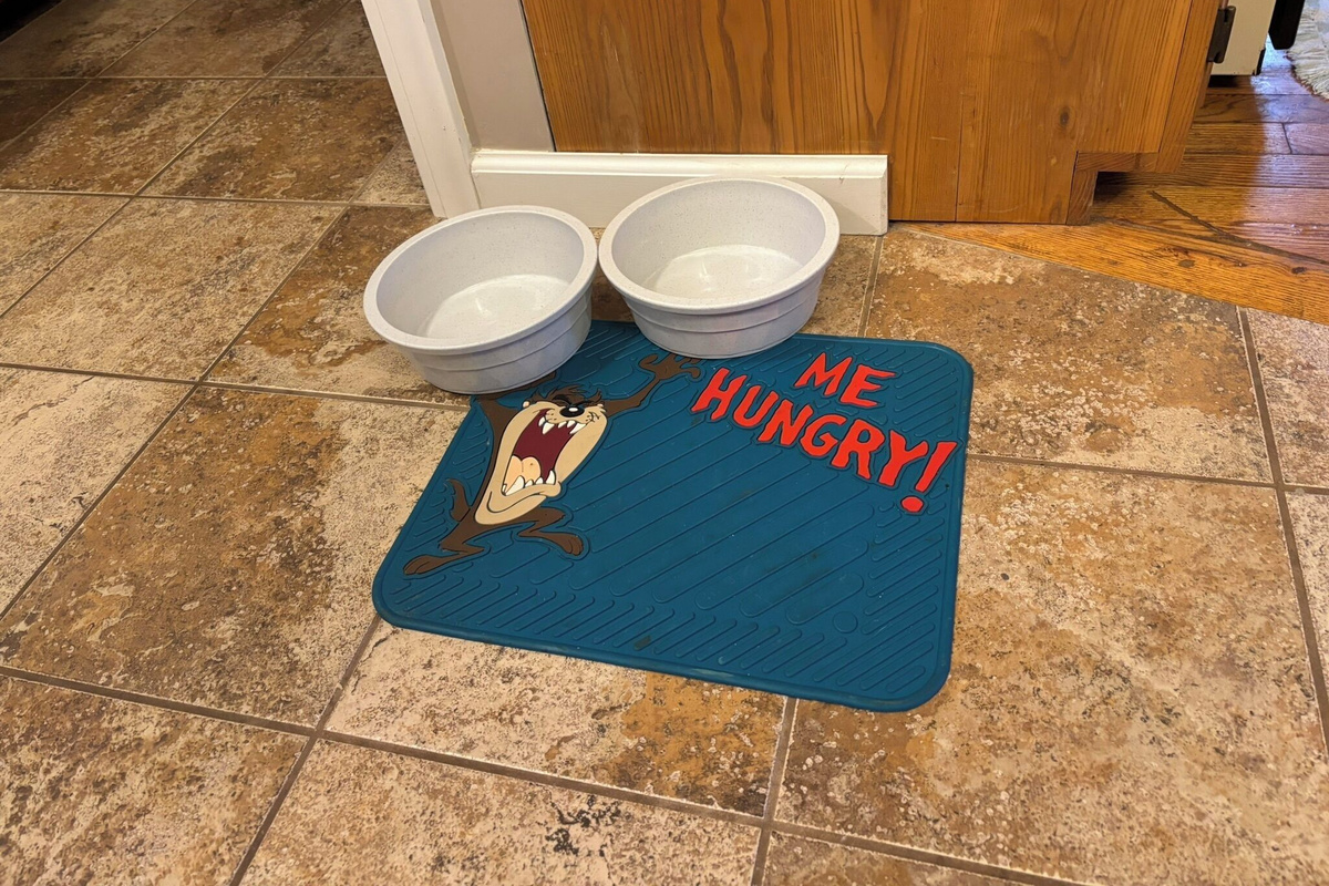 Food and water dishes for your fur-babies.