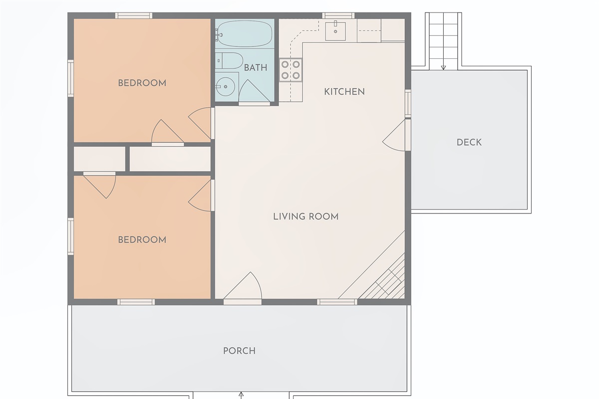 Simple layout with everything you need 