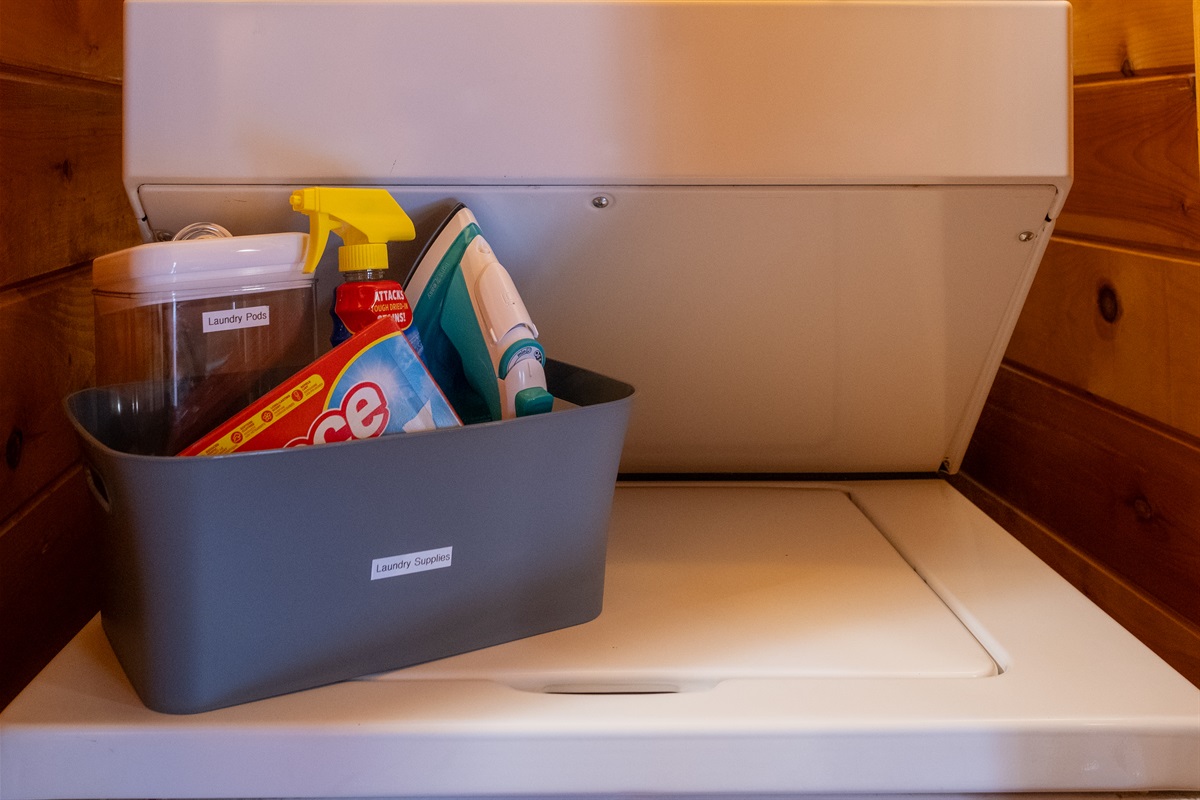 While no one likes to do laundry on vacation, we make it easy by providing all the essentials.