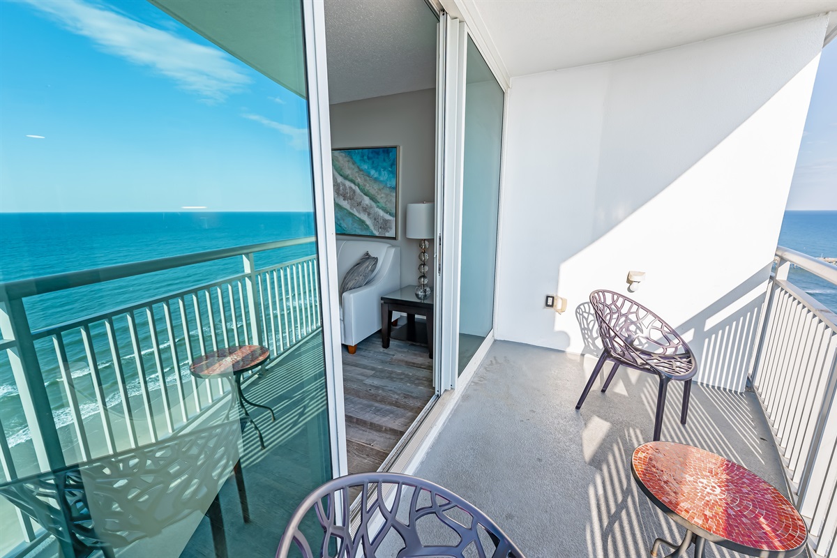 Breathtaking Views from Balcony!