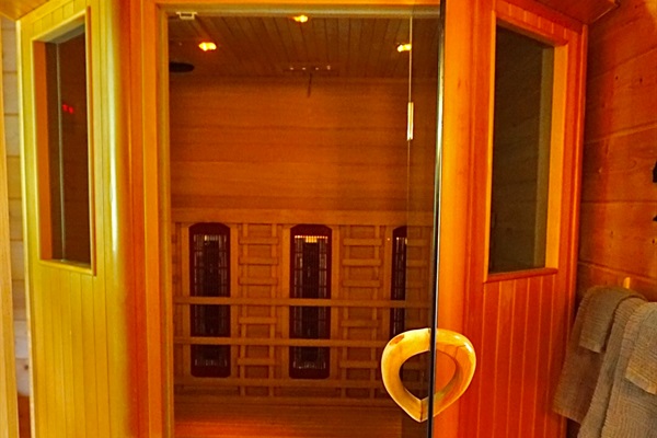 Sauna serenity. Unwind and rejuvenate in your private in-room sauna after a day of exploring.