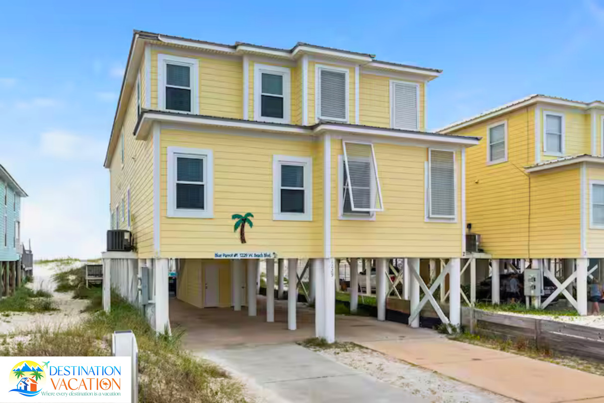A charming coastal home surrounded by sunshine.