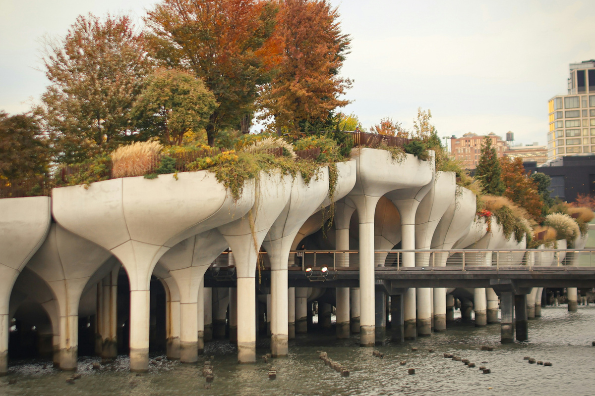 Little Island waterfront park — walking distance from West Village rental