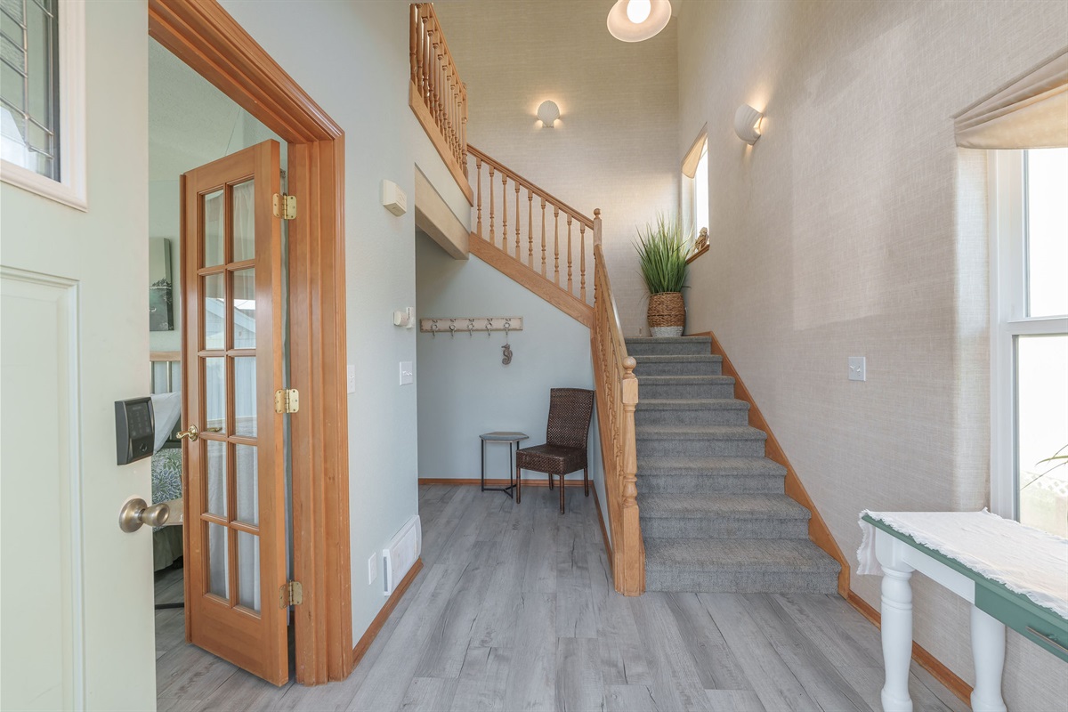 Ascend to elegance on our stylish staircase, where every step is a journey of beauty