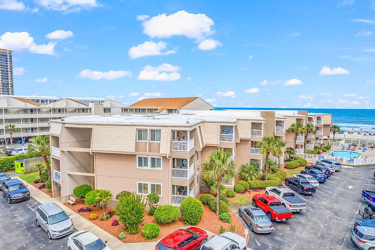 Exterior – A Place at the Beach, steps from the sand