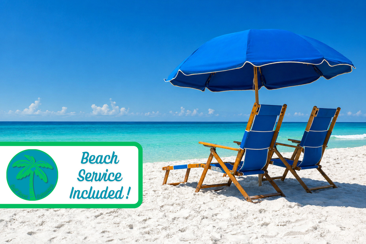 Free Seasonal Beach Service!